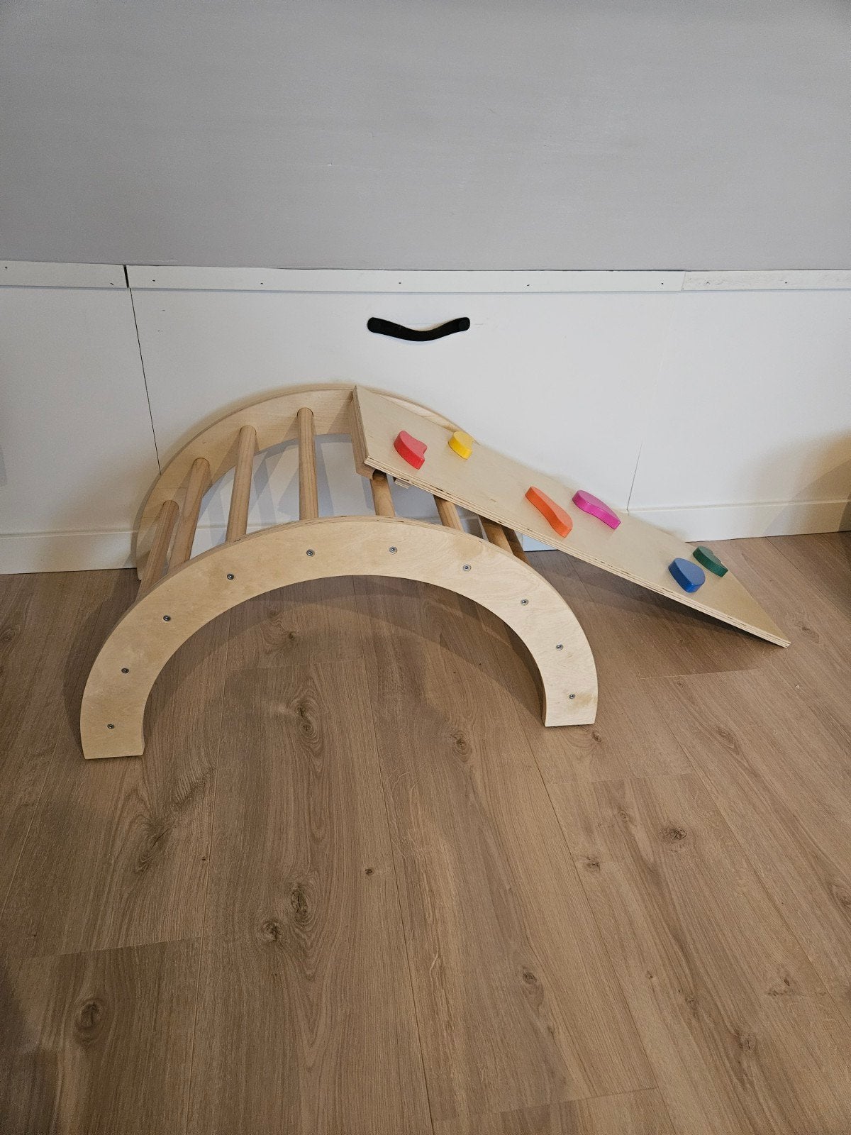 Houten klimrek voor kinderen, Ophalen, Zo goed als nieuw, Jongen of Meisje