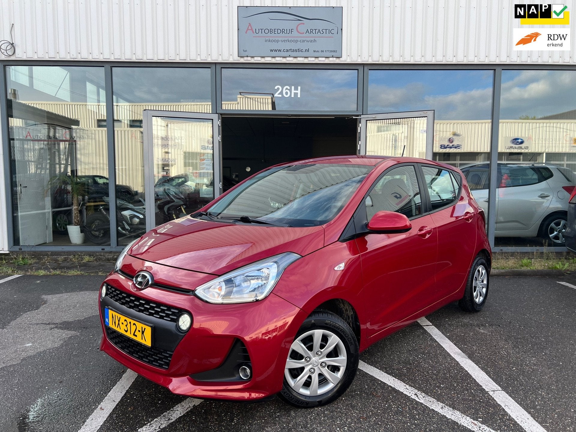 Hyundai I10 1.0i Go! 2017 NAVI | CARPLAY | CLIMA | CRUISE CO, Gebruikt, 4 stoelen, Origineel Nederlands, Bedrijf