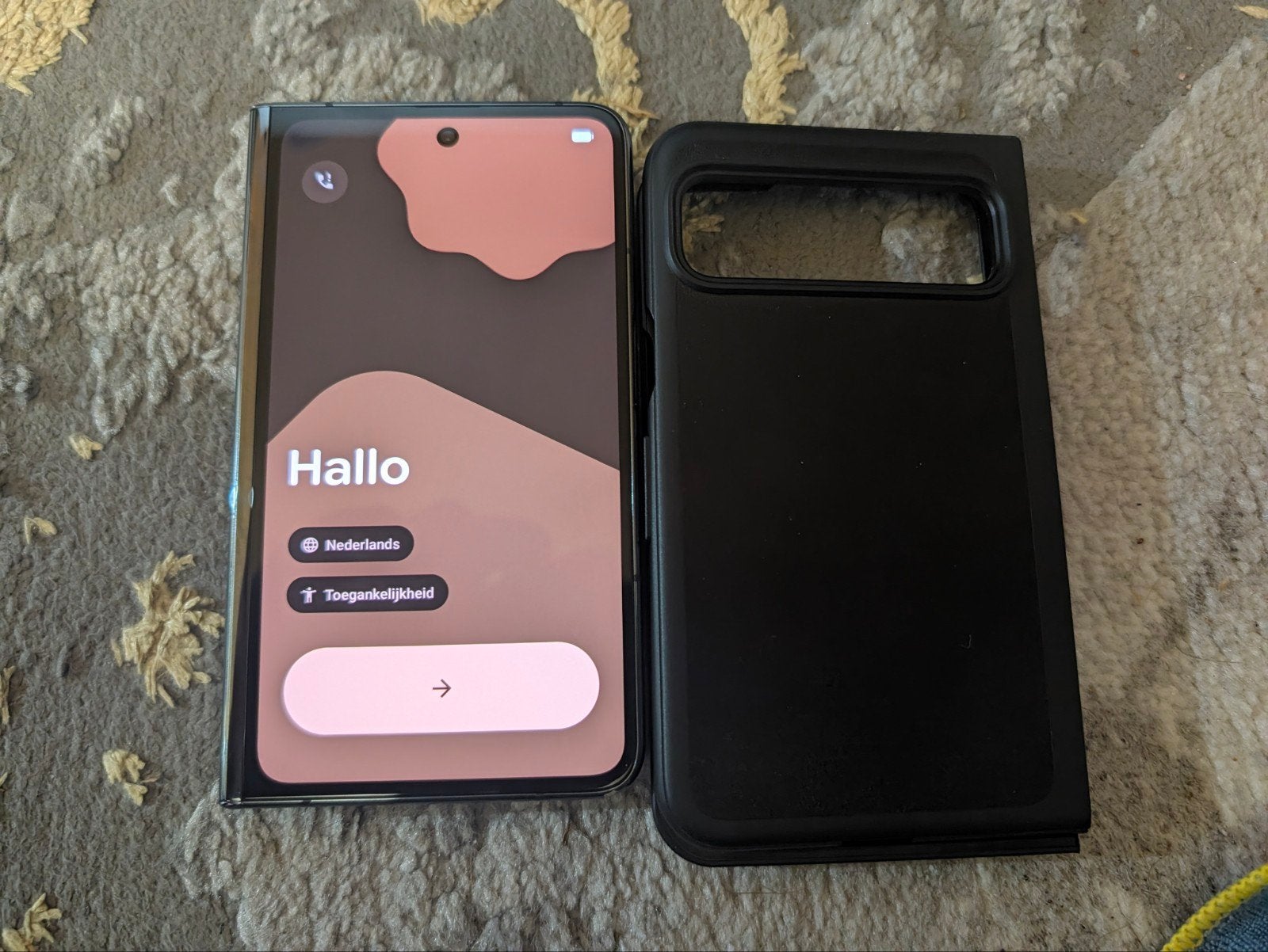 Google pixel Fold -zwart - 256 GB, Ophalen, Zo goed als nieuw, 6 megapixel of meer, Inklapmodel