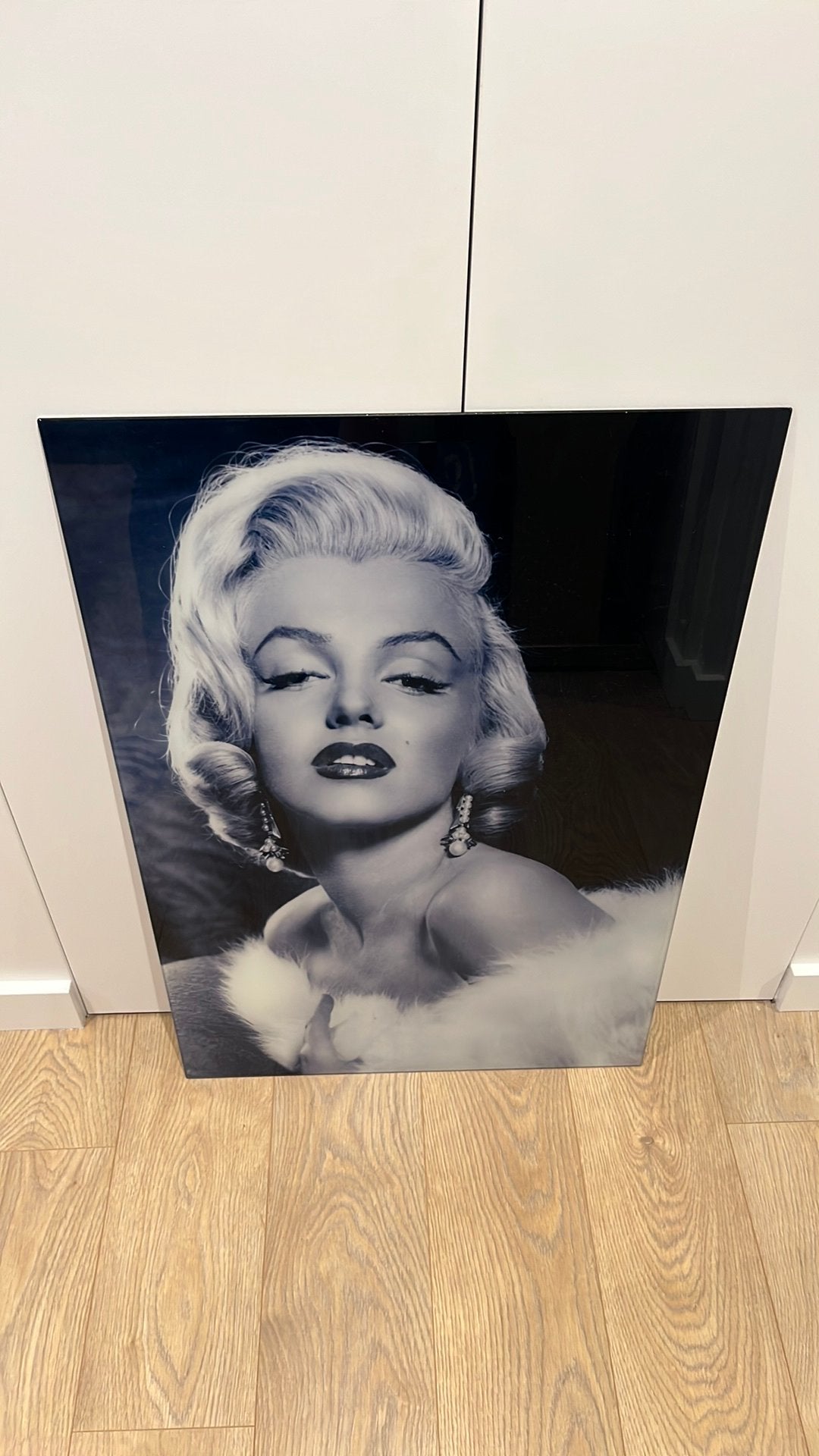 Glasplaat Marylin Monroe, Ophalen, Zo goed als nieuw, Schilderij