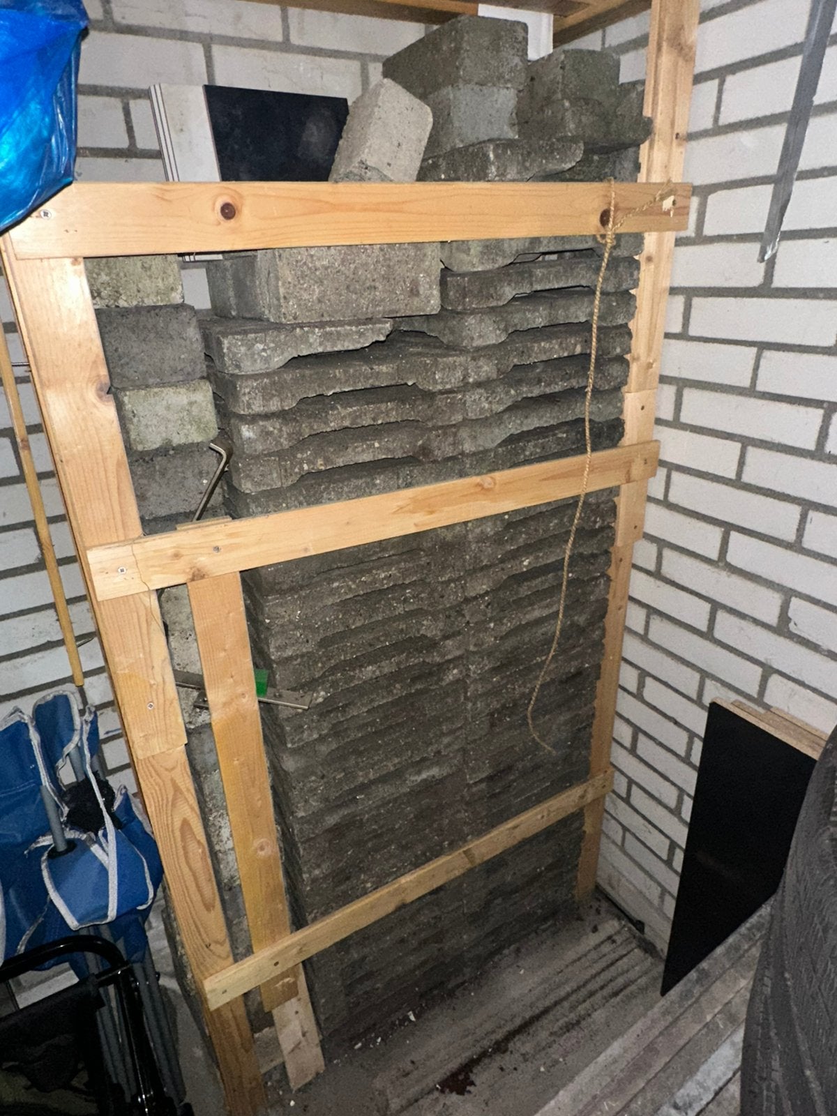 Betontegels 30x30 en 60x60, Ophalen of Verzenden, Zo goed als nieuw, Hout