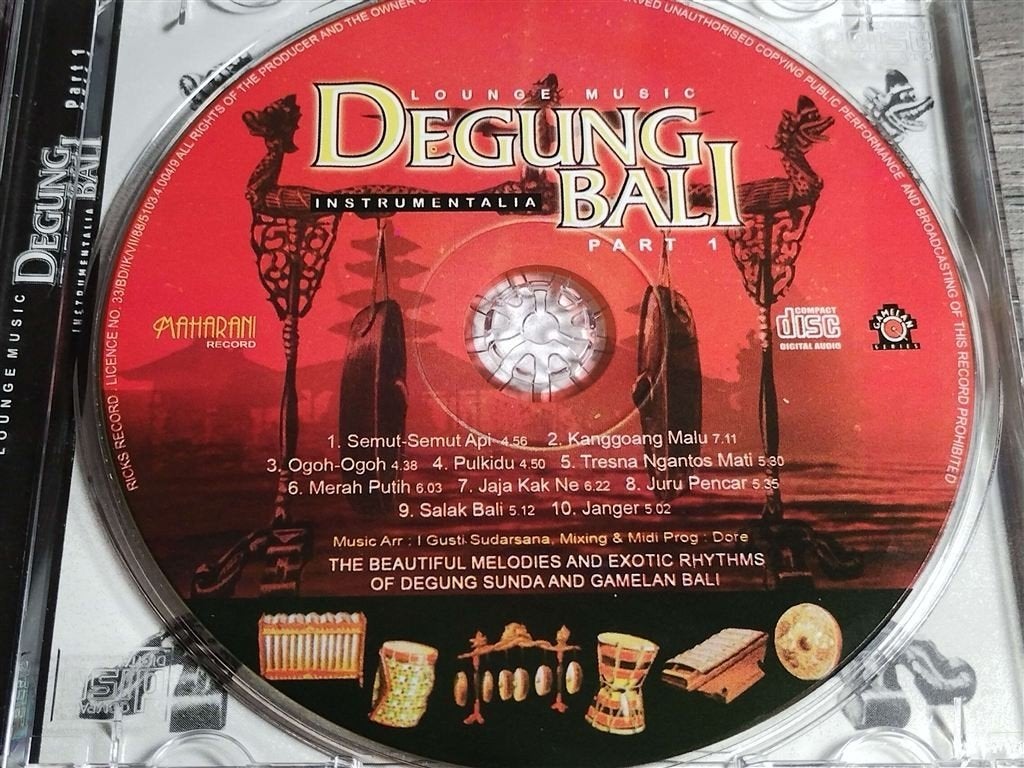 I Gusti Sudarsana ‎– Lounge Music Degung Bali Part 1, Ophalen of Verzenden, Zo goed als nieuw