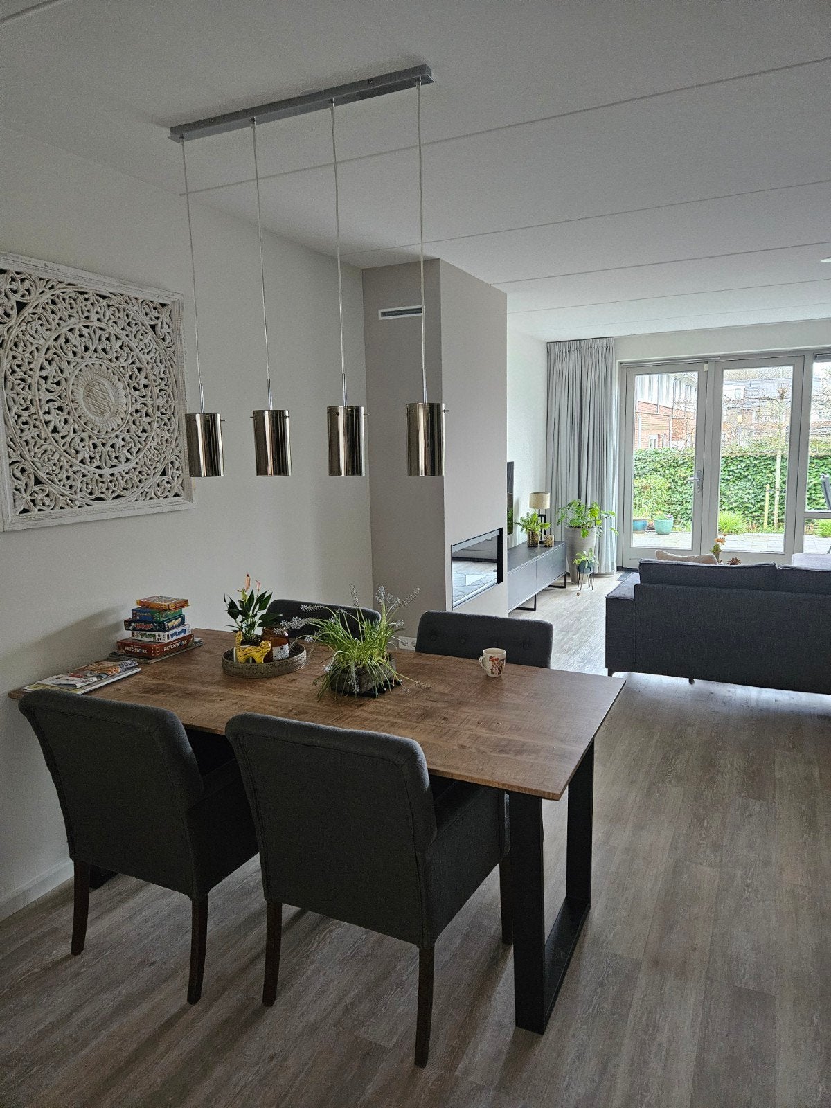 Eettafel Lamulux 180x90 cm - Zo goed als nieuw, Huis en Inrichting, Tafels | Eettafels, Ophalen