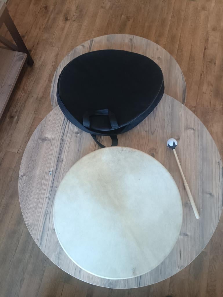 Sjamaanse Trommel met Stok en Hoes, Ophalen of Verzenden, Zo goed als nieuw, Overige merken