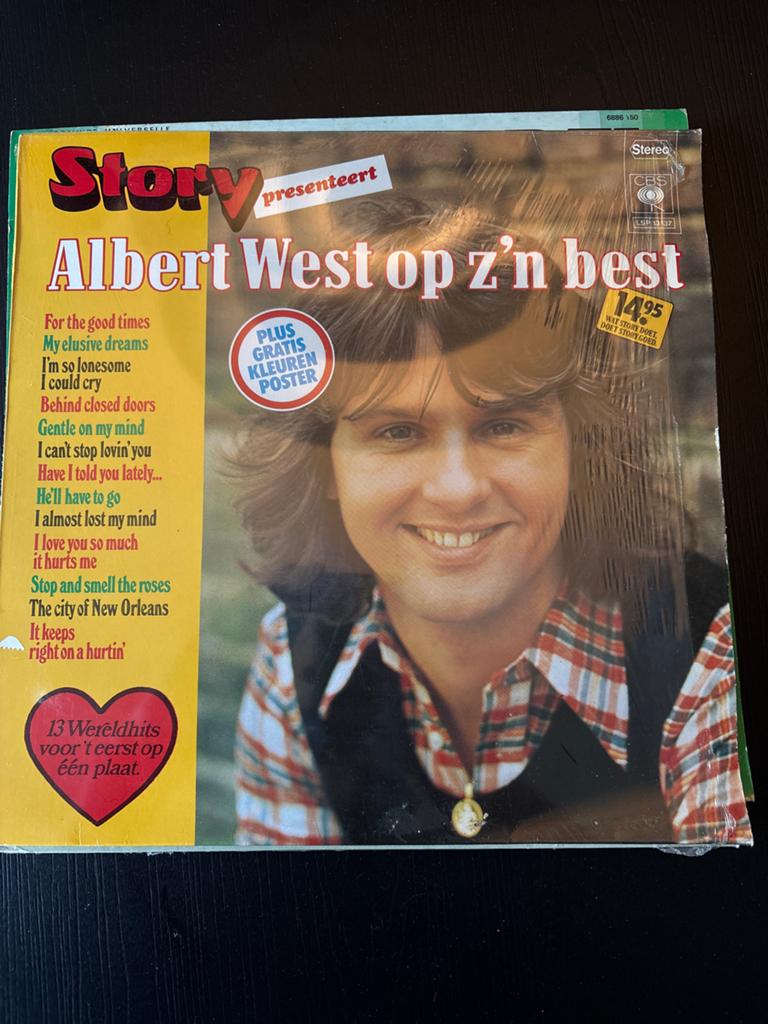 Albert West op z'n best LP - Story presenteert, Cd's en Dvd's, Vinyl | Pop, Gebruikt, Ophalen of Verzenden, 1970 - 1979, Complilatie