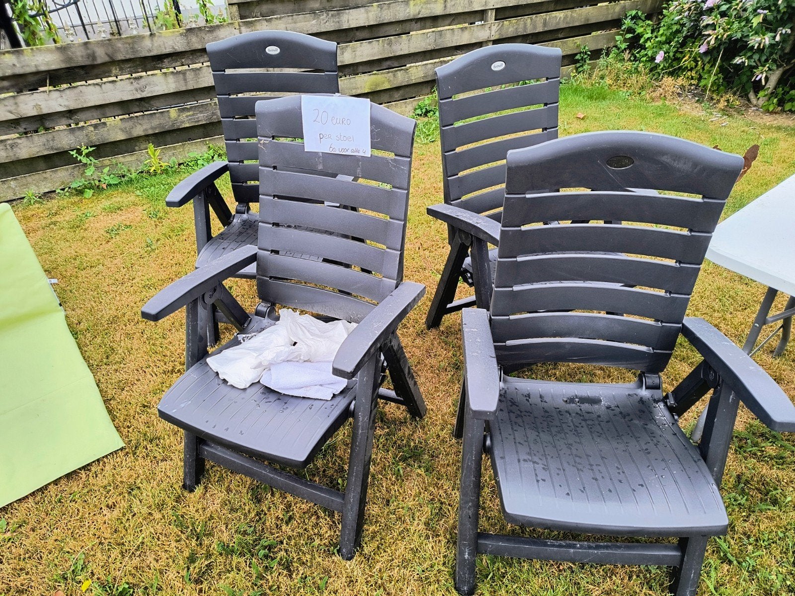 Hartman tuinstoelen, Ophalen, Gebruikt, Kunststof