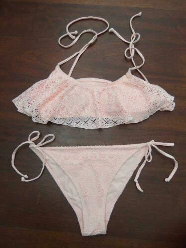 H&M bikini (36), Ophalen of Verzenden, Zo goed als nieuw, Roze, Bikini