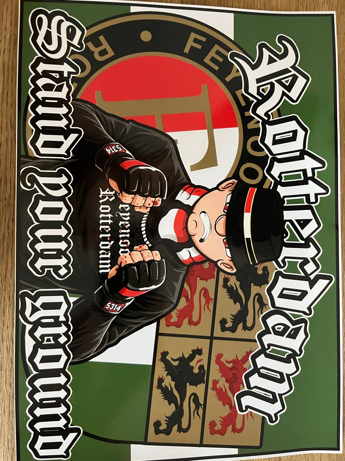 Feyenoord Sticker A4 formaat - Rotterdam, Ophalen of Verzenden, Nieuw, Sport