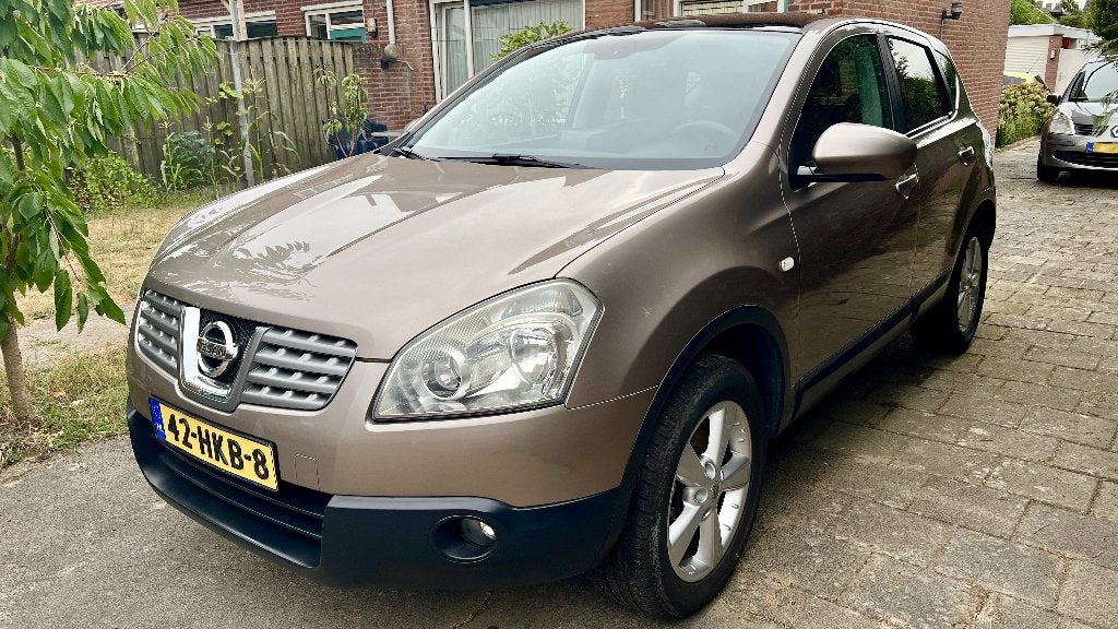 Nissan Qashqai 1.6 Acenta camera navi, panodak 2009 Bruin, Auto's, Voorwielaandrijving, 1272 kg, 4 cilinders, Bruin