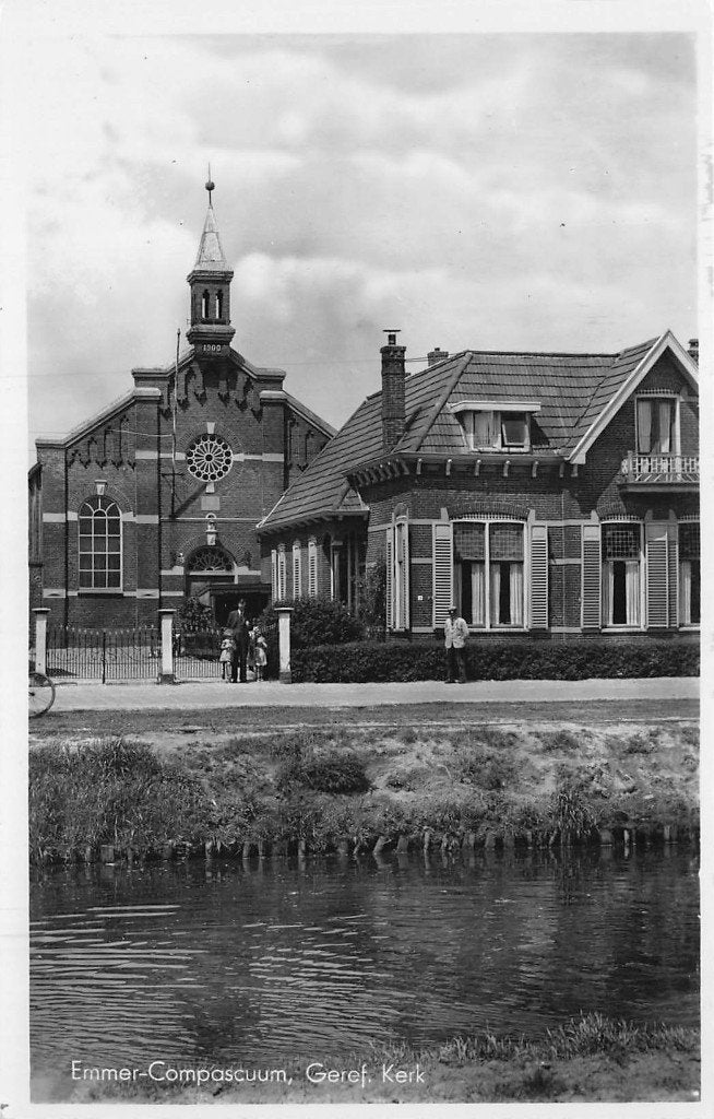 316 Emmer-Compascuüm - Geref. Kerk, Ophalen of Verzenden, 1940 tot 1960, Ongelopen, Drenthe