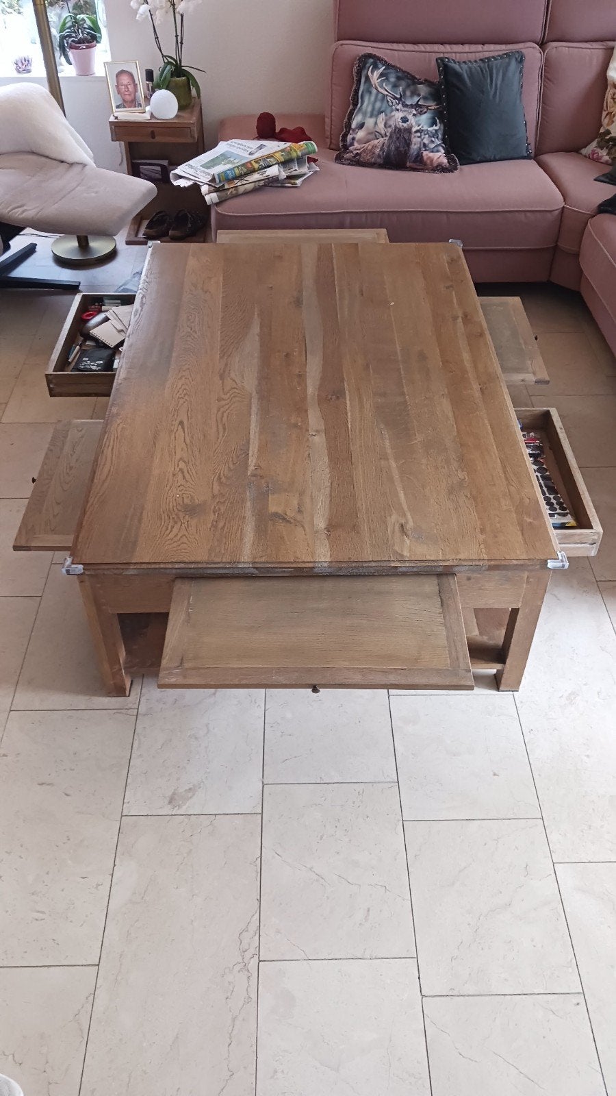 Salontafel, Ophalen, Rechthoekig, 100 tot 150 cm, 50 tot 100 cm