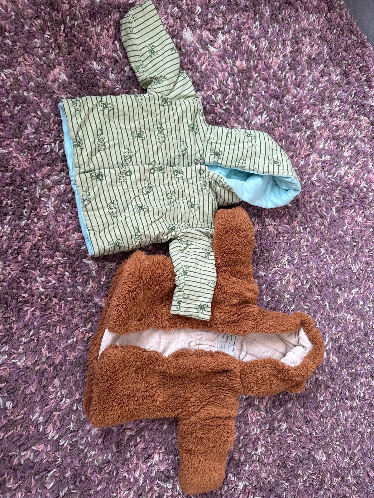 2x Baby jasje/bontje - warm en comfortabel, Ophalen, Gebruikt, Jongetje of Meisje