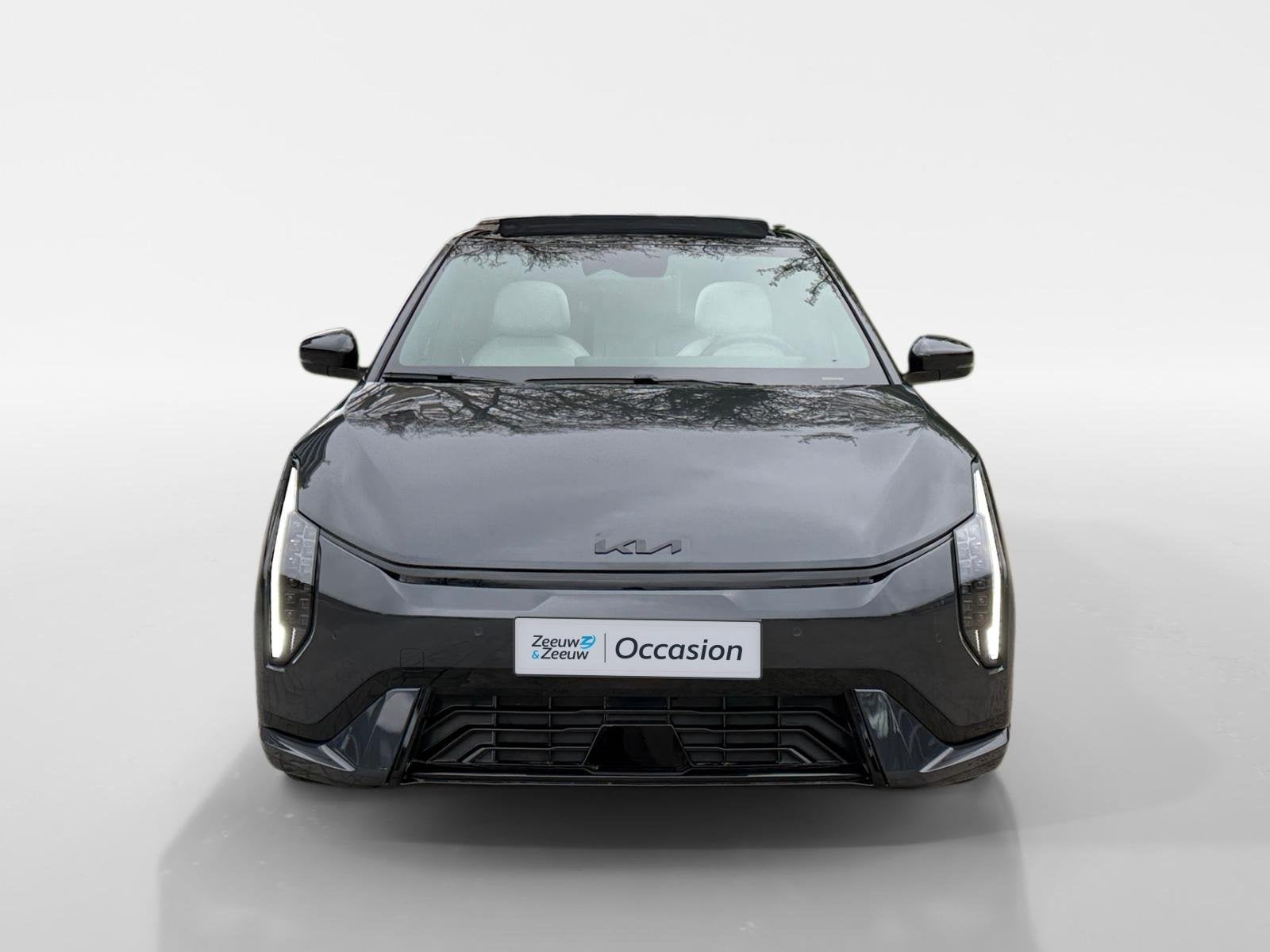 Kia EV4 GT-Line 81.4 kWh Demonstratie auto | Schuifkanteldak, Auto's, Kia, Zwart, Origineel Nederlands, 584 km, 204 pk