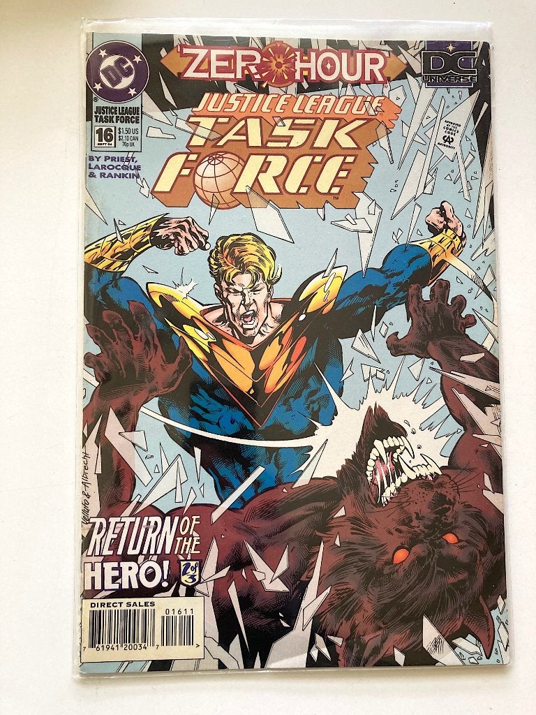 Justice League Task Force #16 (Zero Hour) DC 1994, Boeken, Strips | Comics, Amerika, Christopher Priest, Zo goed als nieuw, Ophalen