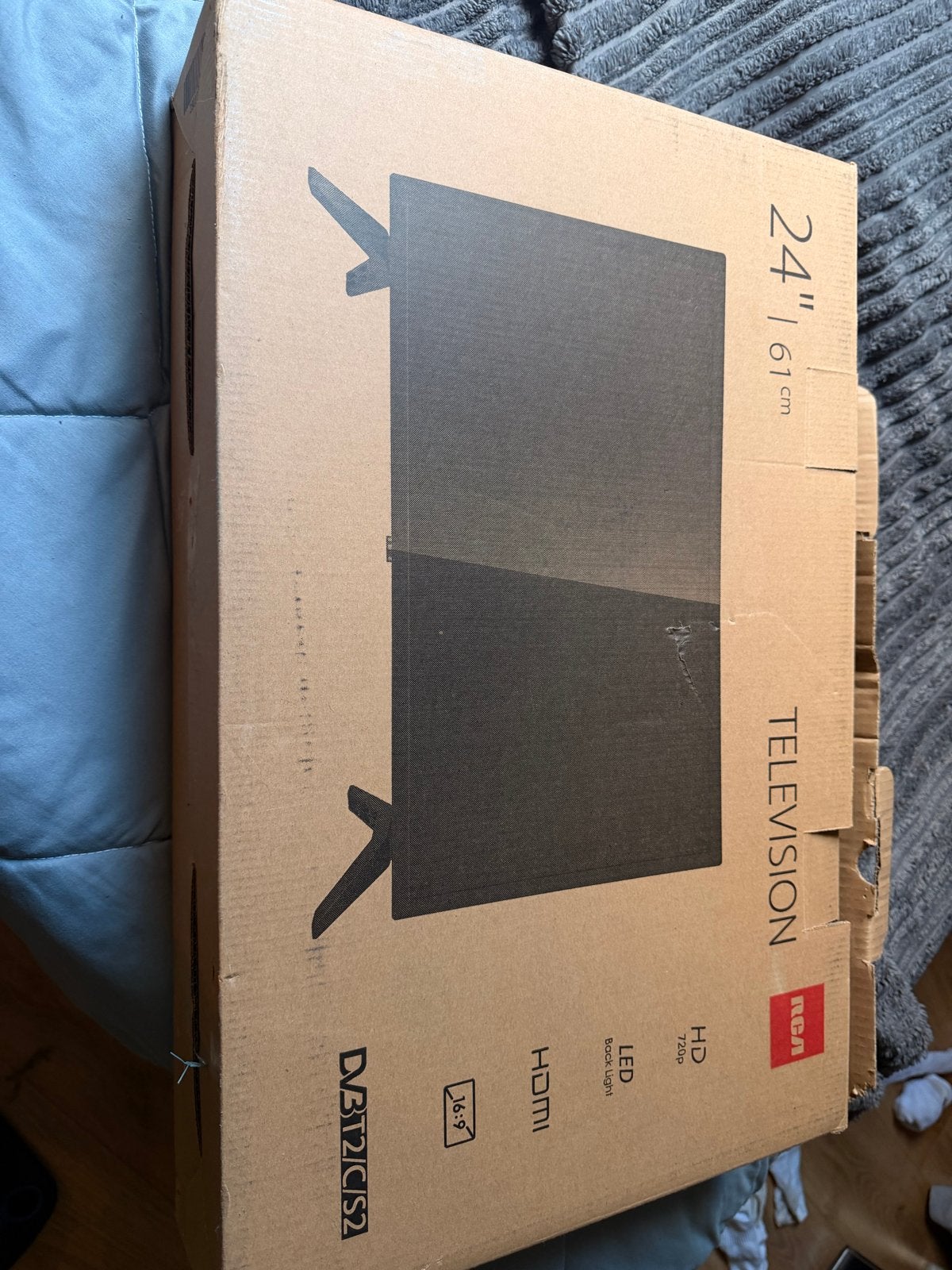 RCA 24 inch (61 cm) HD Ready LED TV, LED, HD Ready (720p), Zo goed als nieuw, 60 tot 80 cm
