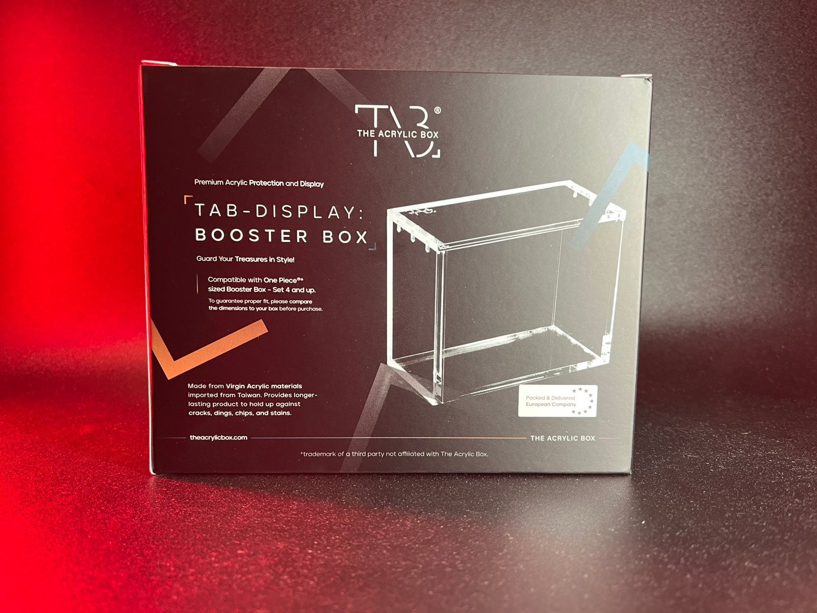 The Acrylic Box – One Piece TCG Acrylic Case (OP-04+), Verzenden, Nieuw, Boosterbox