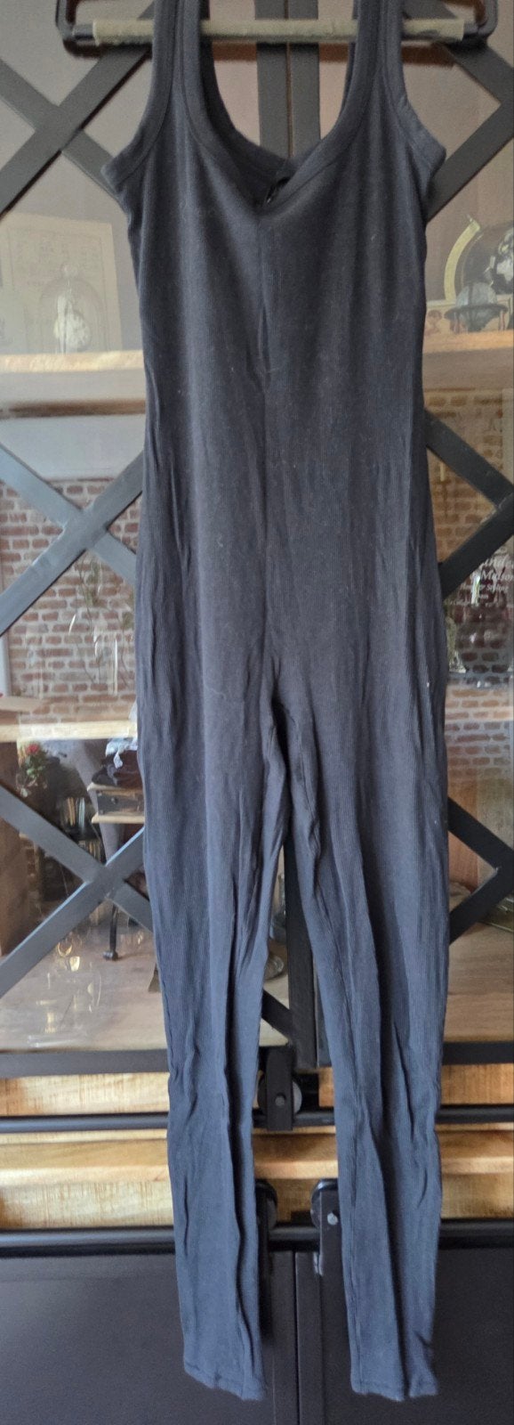 Skims zwarte jumpsuit/onesie, zo goed als nieuw, Kleding | Dames, Maat 38/40 (M), Skims, Zwart, Ophalen of Verzenden