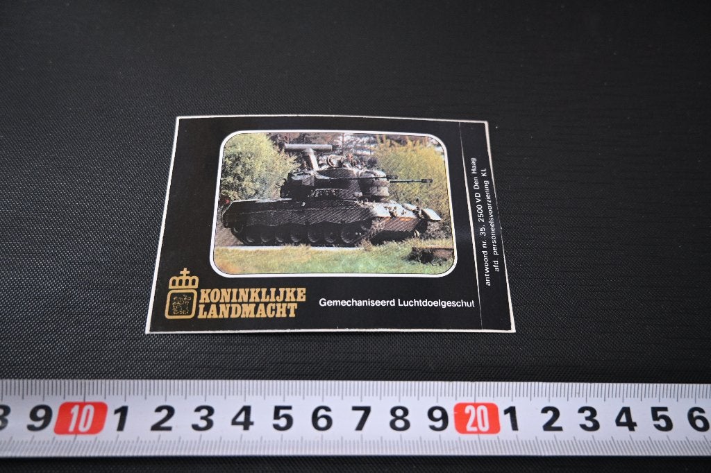 sticker Leger Koninklijke Landmacht LL1864 *, Verzamelen, Stickers, Ophalen of Verzenden, Zo goed als nieuw