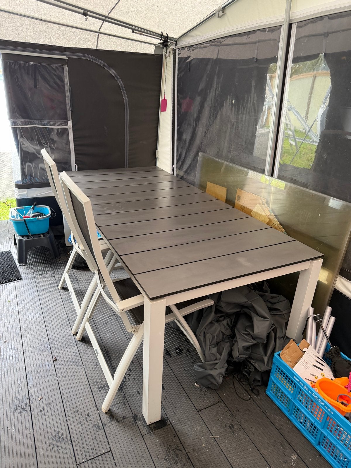 Garden Impressions tuintafel, Ophalen, Gebruikt, Eettafel, 6 zitplaatsen