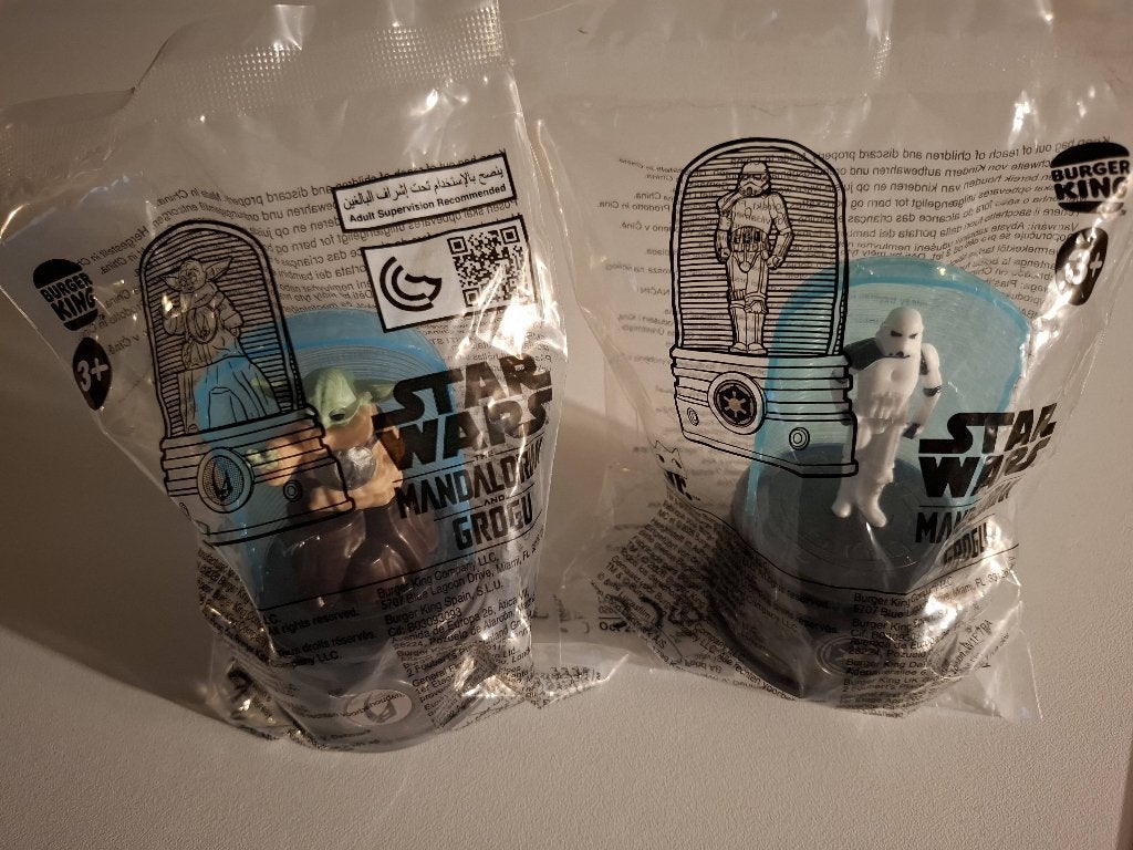 Te koop/te ruil Star Wars Grogu + Stormtrooper (Burger King), Ophalen of Verzenden, Nieuw