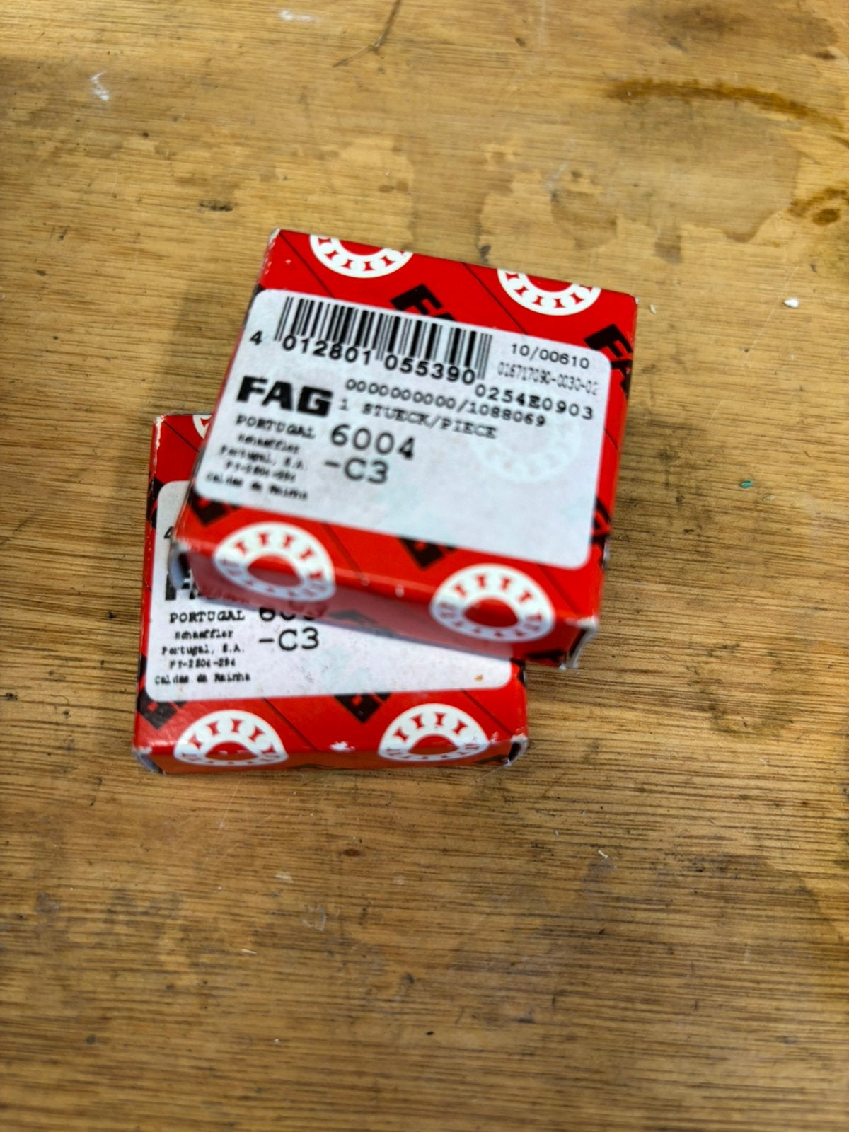 2x FAG Kogellager 6004 C3 nieuw, Ophalen of Verzenden, Nieuw