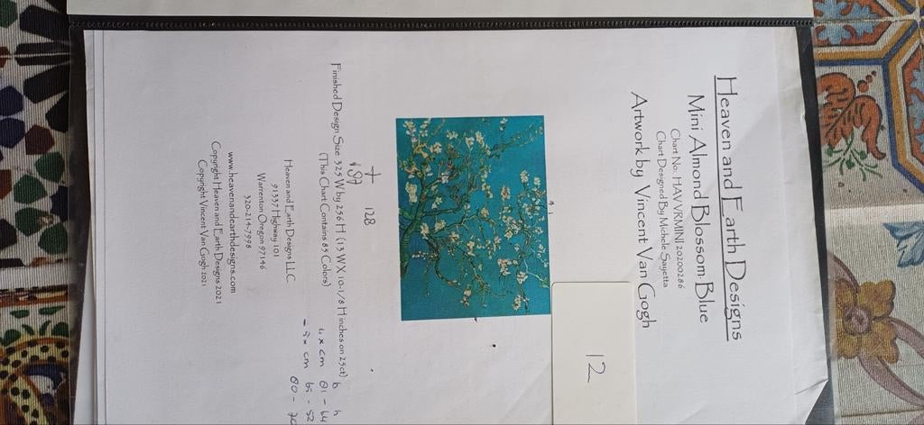 Gebruikt borduurpatroon Heaven and Earth Designs Van Gogh, Hobby en Vrije tijd, Ophalen of Verzenden, Gebruikt, Handborduren, Patroon