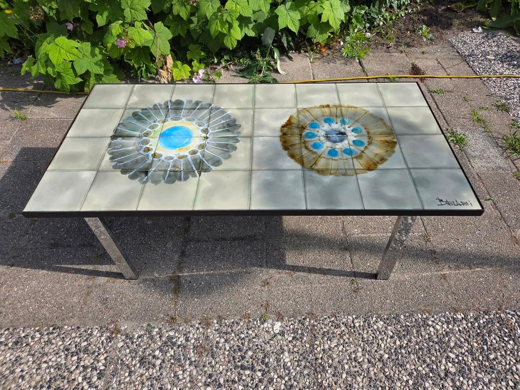 Authentieke vintage Belarti salontafel jaren ‘60 eye-catcher, Ophalen, Huis en Inrichting