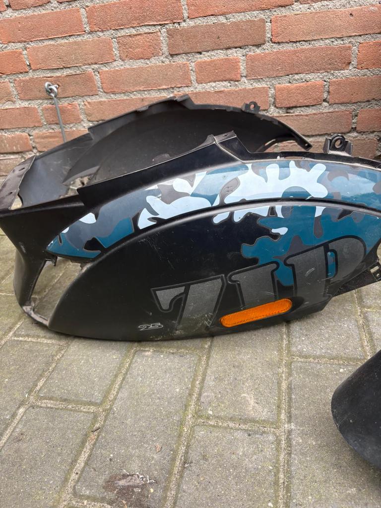Zip scooter kappen set, Ophalen, Zo goed als nieuw, Kap, Piaggio