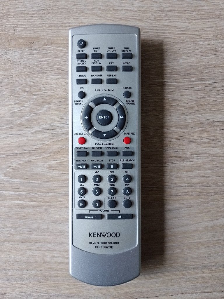 Kenwood rc-f0320e afstandsbediening origineel rc f0320e, Audio, Tv en Foto, Afstandsbedieningen, Ophalen of Verzenden, Gebruikt