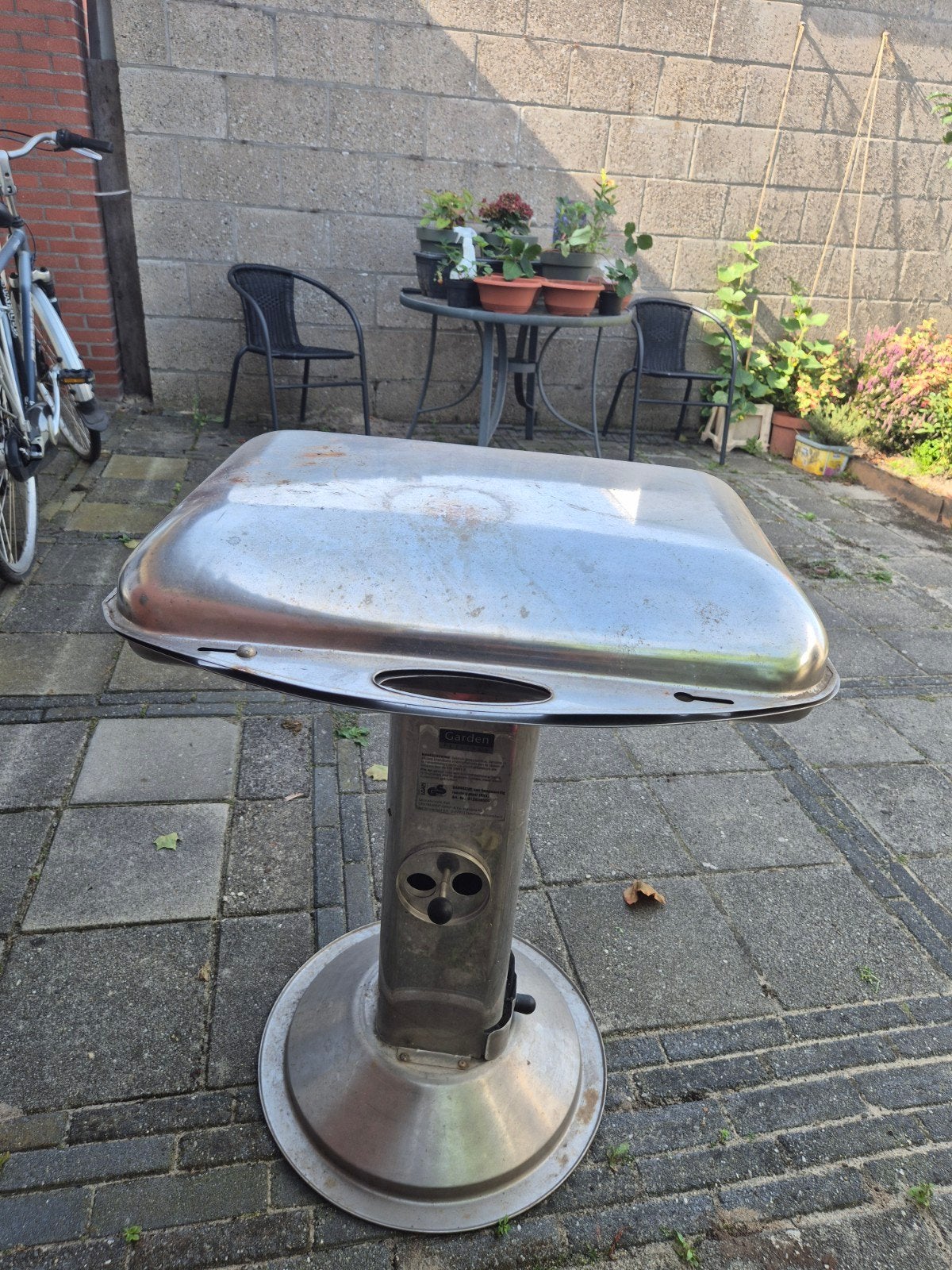 Gebruikte Garden Feelings RVS Barbecue op voet, Ophalen of Verzenden, Gebruikt