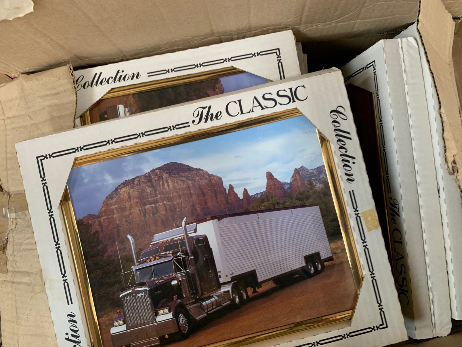 Amerikaanse truck USA fotolijstje, Ophalen of Verzenden, Nieuw