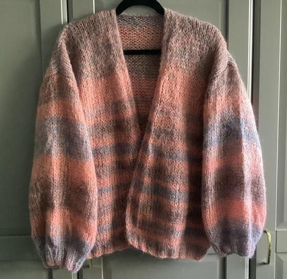 Nieuw handgemaakt mohair Bernadette vest, een maat, Kleding | Dames, Ophalen of Verzenden, Nieuw, Maat 46/48 (XL) of groter, Roze