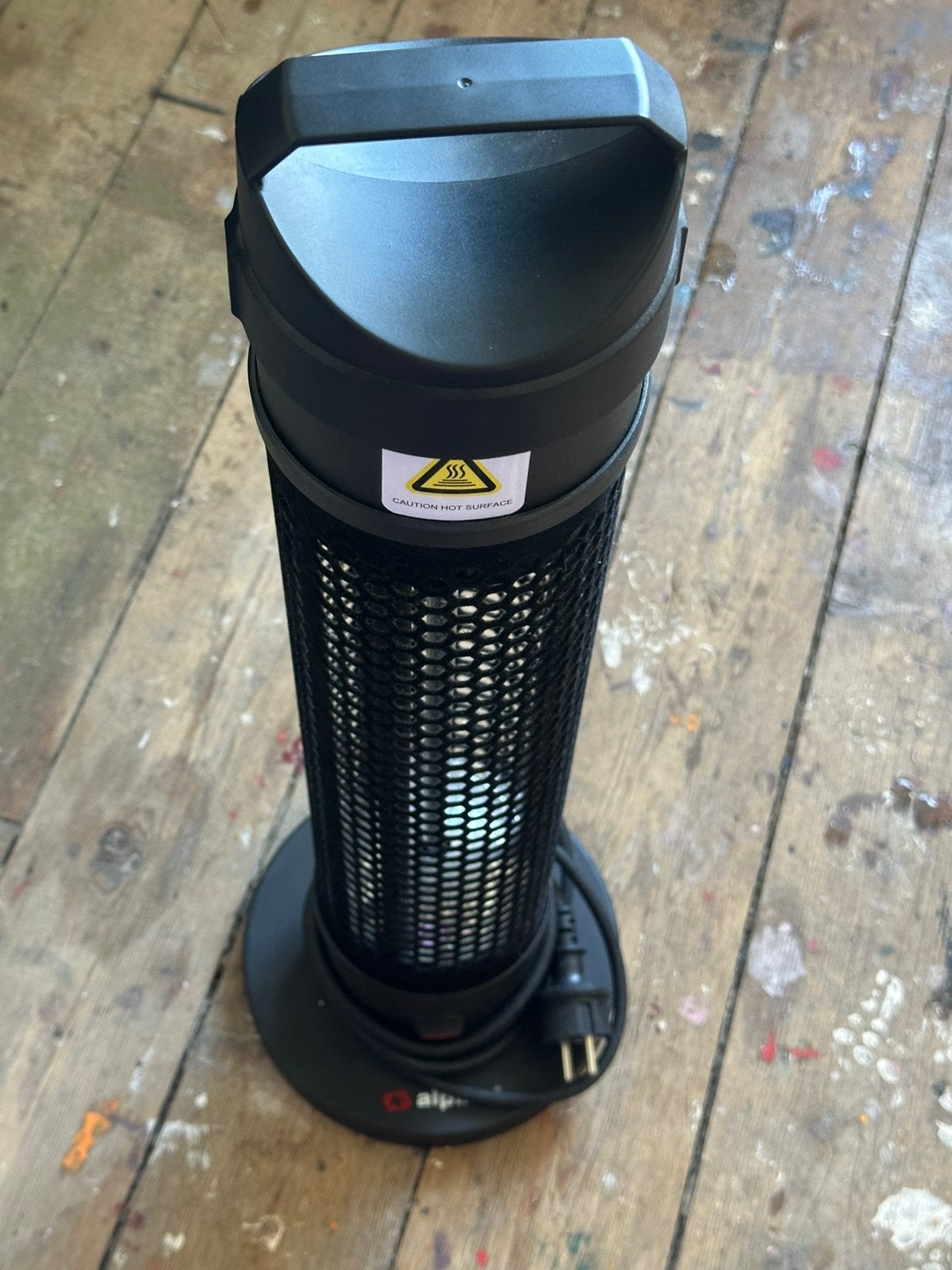 2 alpina heaters zwart, Ophalen, Zo goed als nieuw