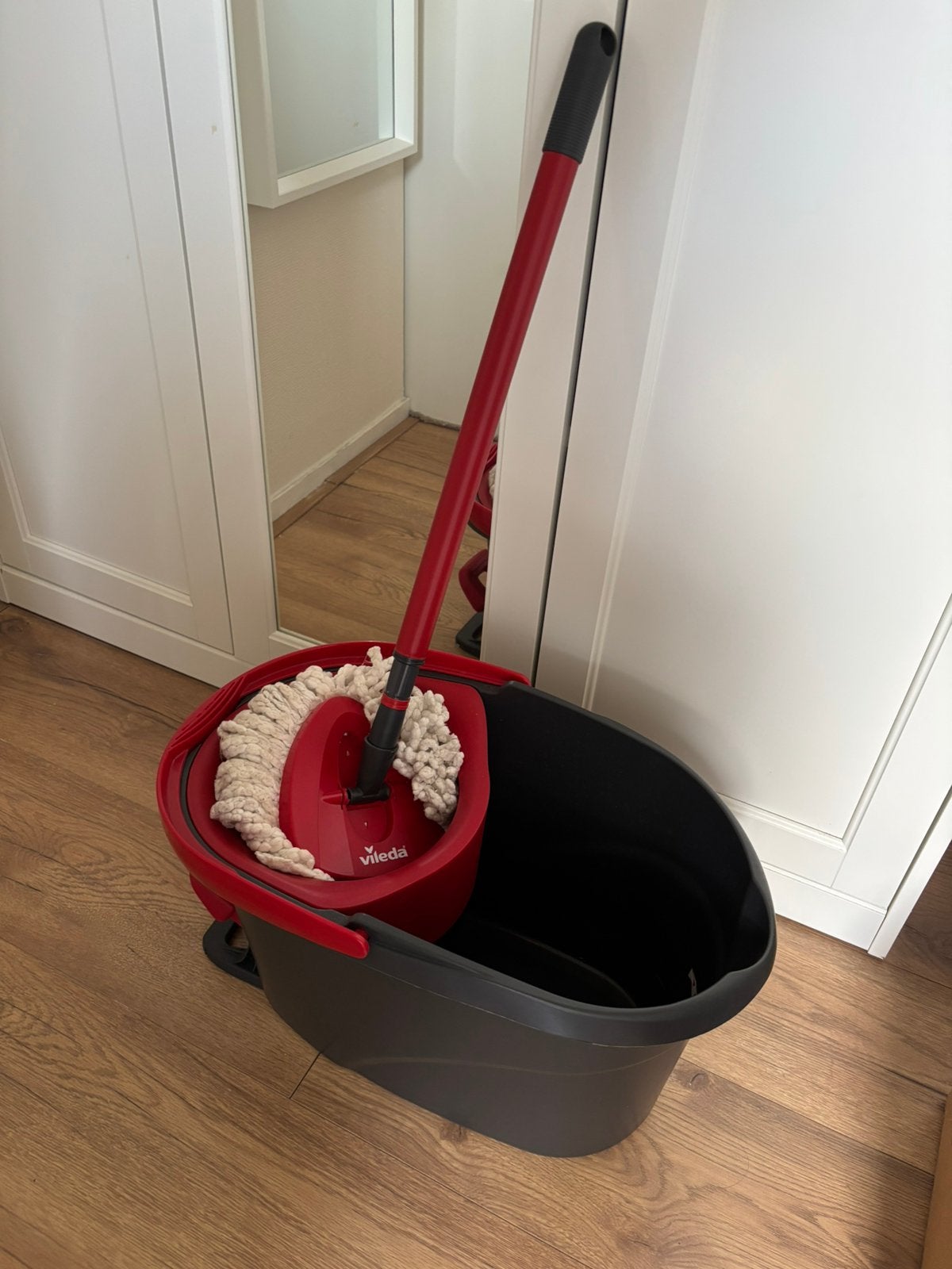 Dwijlset Easy Wring & Clean, zelden gebruikt., Ophalen, Dweilemmer, -bak, of -wagen
