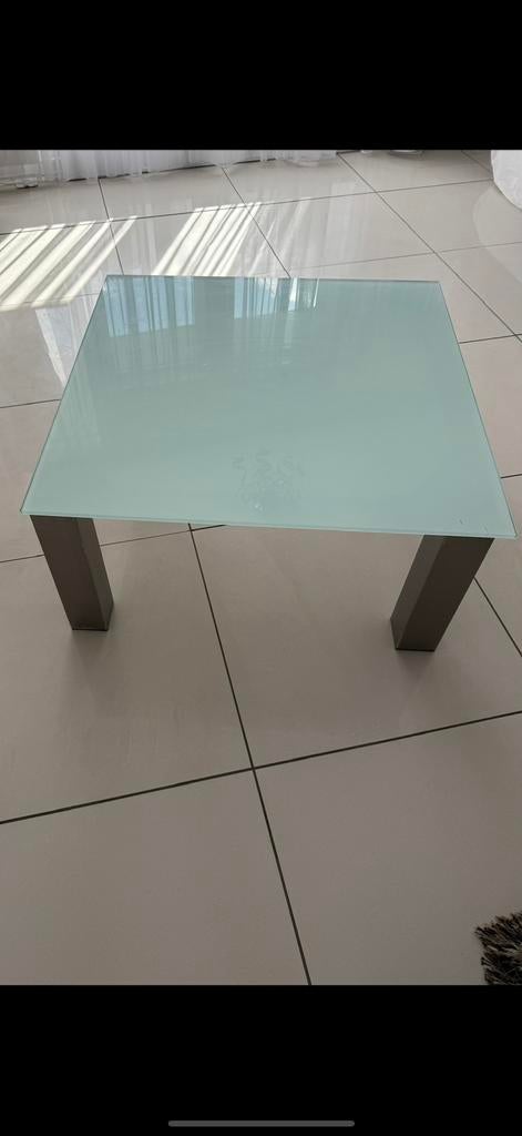 salon tafel amper gebruikt, 100 tot 150 cm, Zo goed als nieuw, Minder dan 50 cm, Rechthoekig