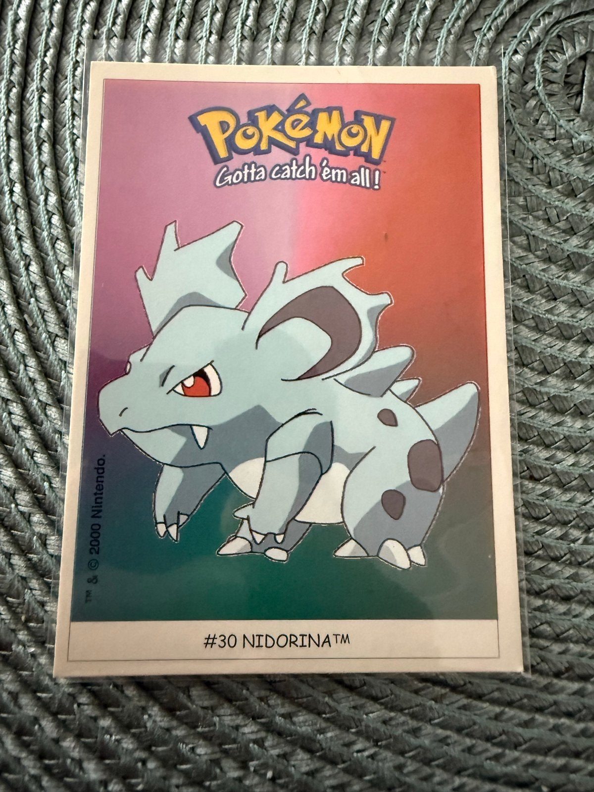 Pokémon Dunkin Boomers #30 Nidorina Sticker, Hobby en Vrije tijd, Verzamelkaartspellen | Pokémon, Ophalen of Verzenden, Zo goed als nieuw
