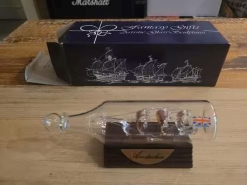 Scheepje / schip in fles, Ophalen of Verzenden, Nieuw