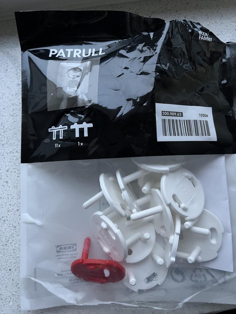IKEA PATRULL stopcontactbeveiliging, Ophalen, Zo goed als nieuw