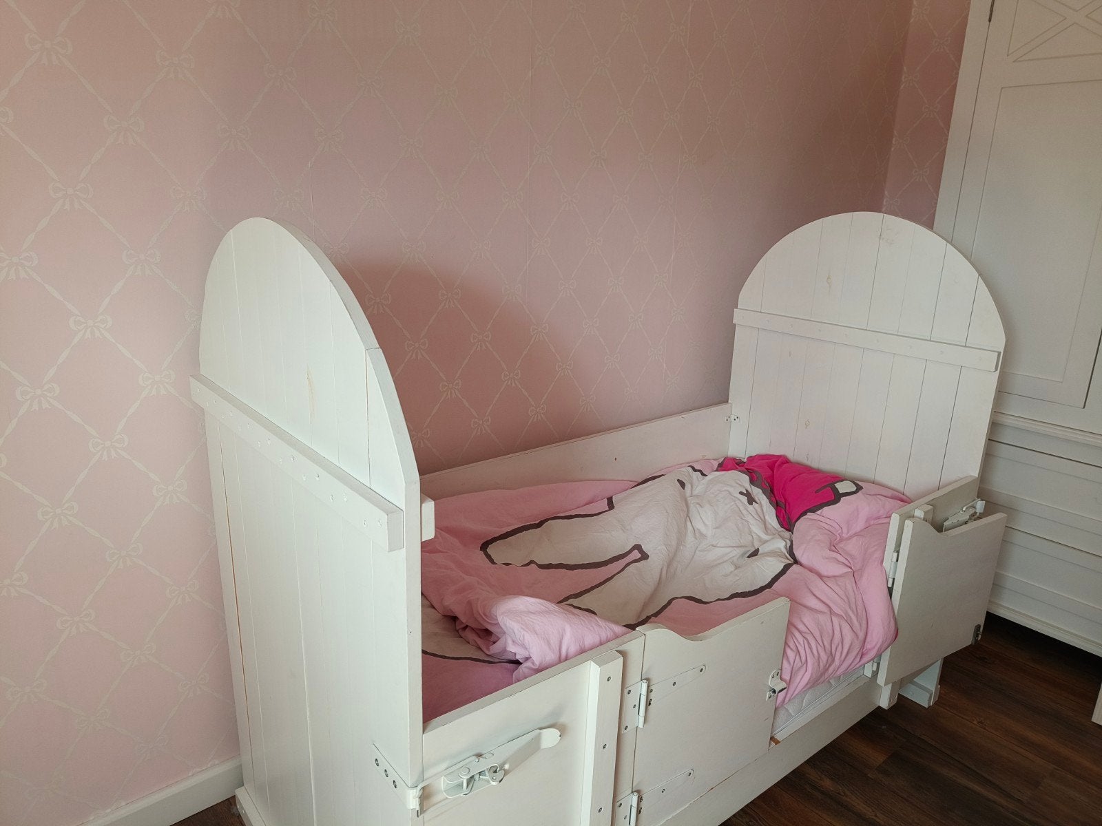 Peuterbed juniorbed 70x150 incl matras, Ophalen, 140 tot 160 cm, 70 tot 85 cm, Matras