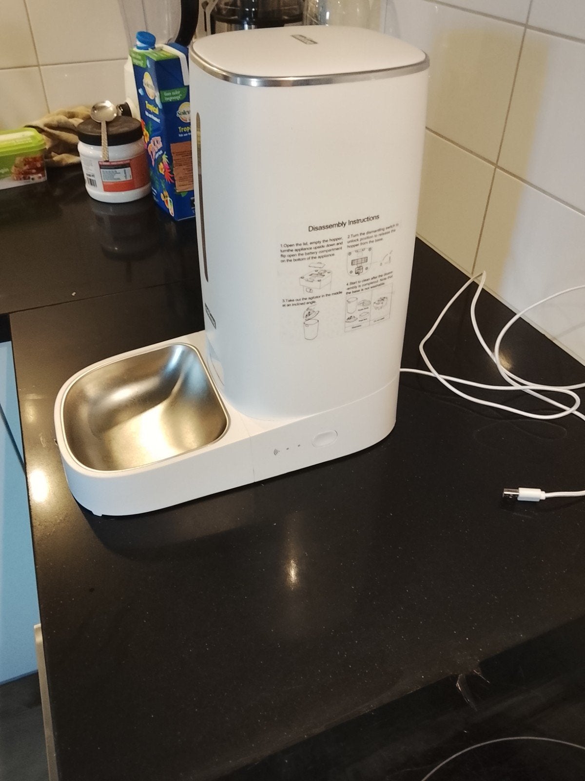 Nobleza automatische voerbak 4L ZGAN, ., Nobleza, Ophalen of Verzenden, Zo goed als nieuw