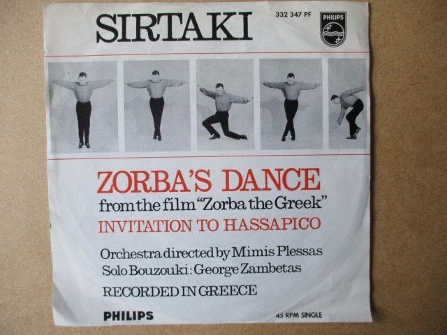 s3924 mimis plessas - zorbas dance, Ophalen, Gebruikt, 7 inch