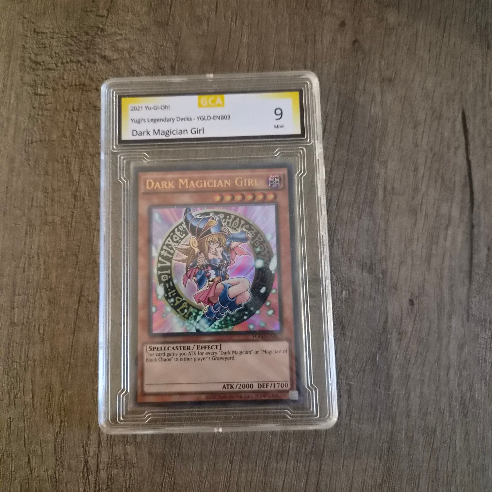 Yu-Gi-Oh GCA Graded Kaarten Dark Magician & Dark Magician G, Ophalen of Verzenden, Zo goed als nieuw, Meerdere kaarten