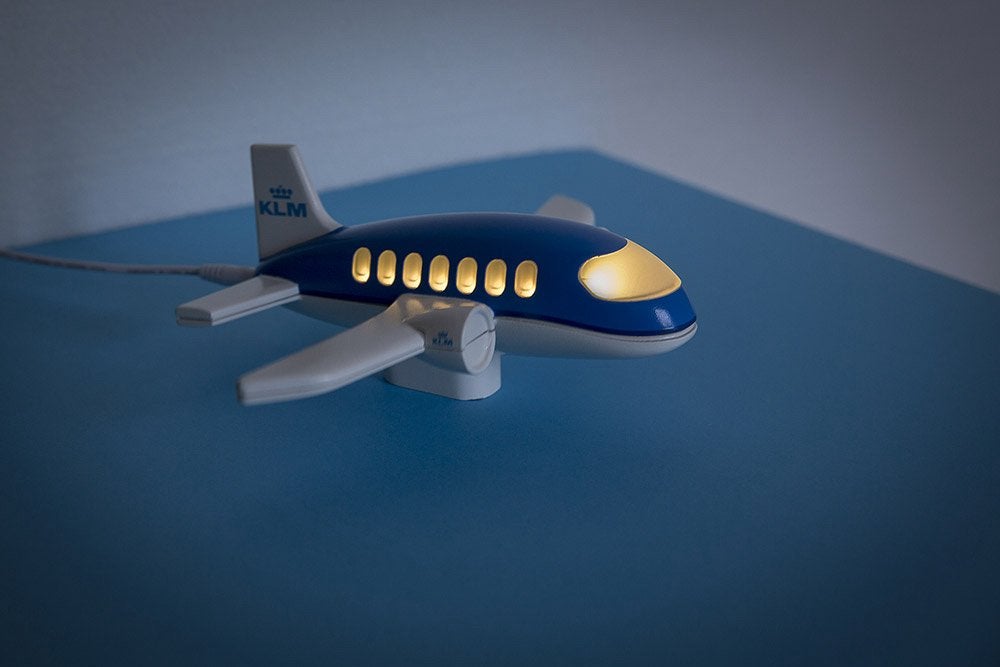 GEZOCHT: KLM vliegtuig nachtlampje, Ophalen, Zo goed als nieuw, 1:72 tot 1:144, Overige merken