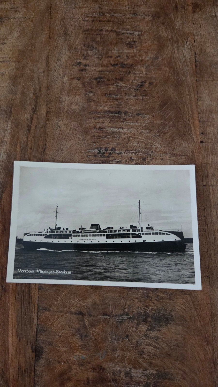 Veerboot Vlissingen-Breskens - Ongelopen Ansichtkaart, Ophalen of Verzenden, 1940 tot 1960, Ongelopen, Zeeland