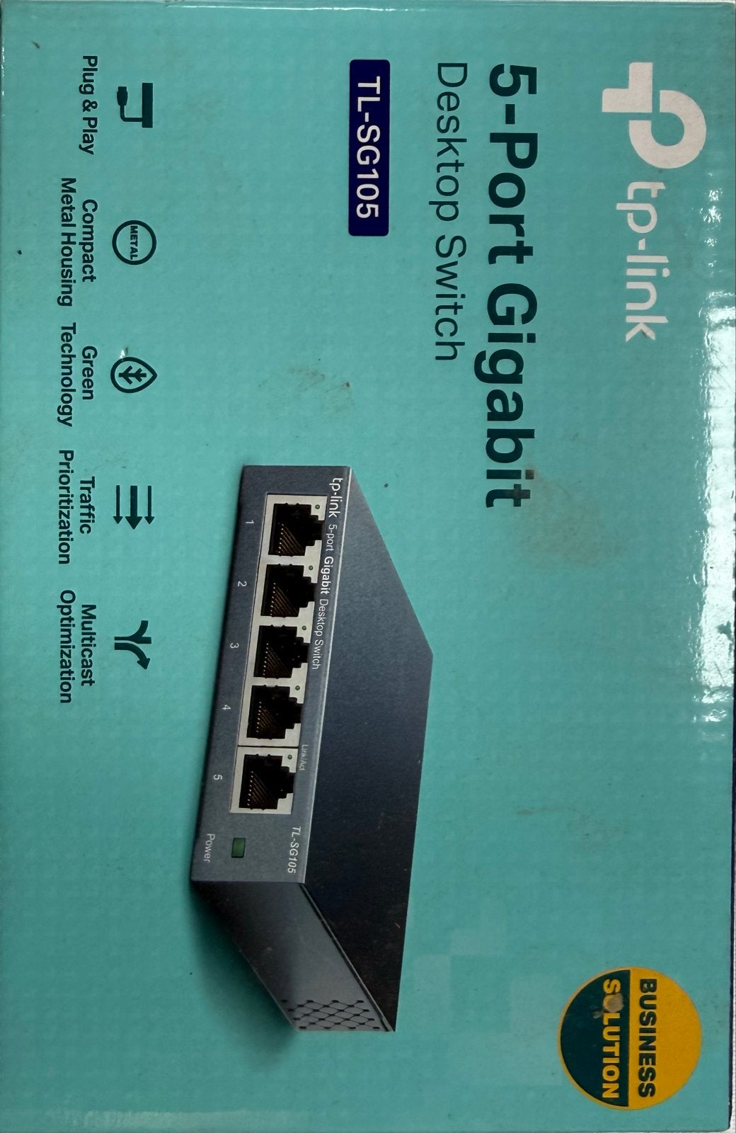 (Gratis) 5-Poorts Gigabit Desktop Switch, Computers en Software, Netwerk switches, Ophalen of Verzenden, Nieuw