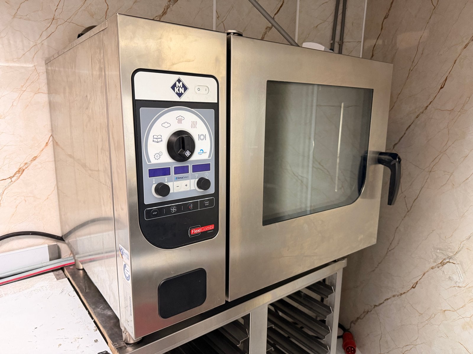 MKN FlexiCombi Classic Combi-steamer (2021) met onderstel!, Ophalen, Gebruikt, Ovens, Magnetrons en Steamers, A