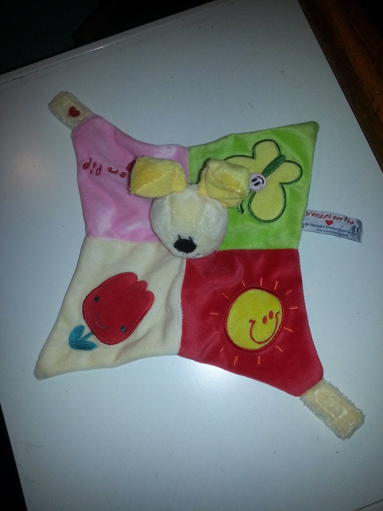 Woezel en pip tuttel doekje label doekje blauw diversen kat, Nieuw, Middelgroot (20 tot 80 cm), Tiamo, Hond