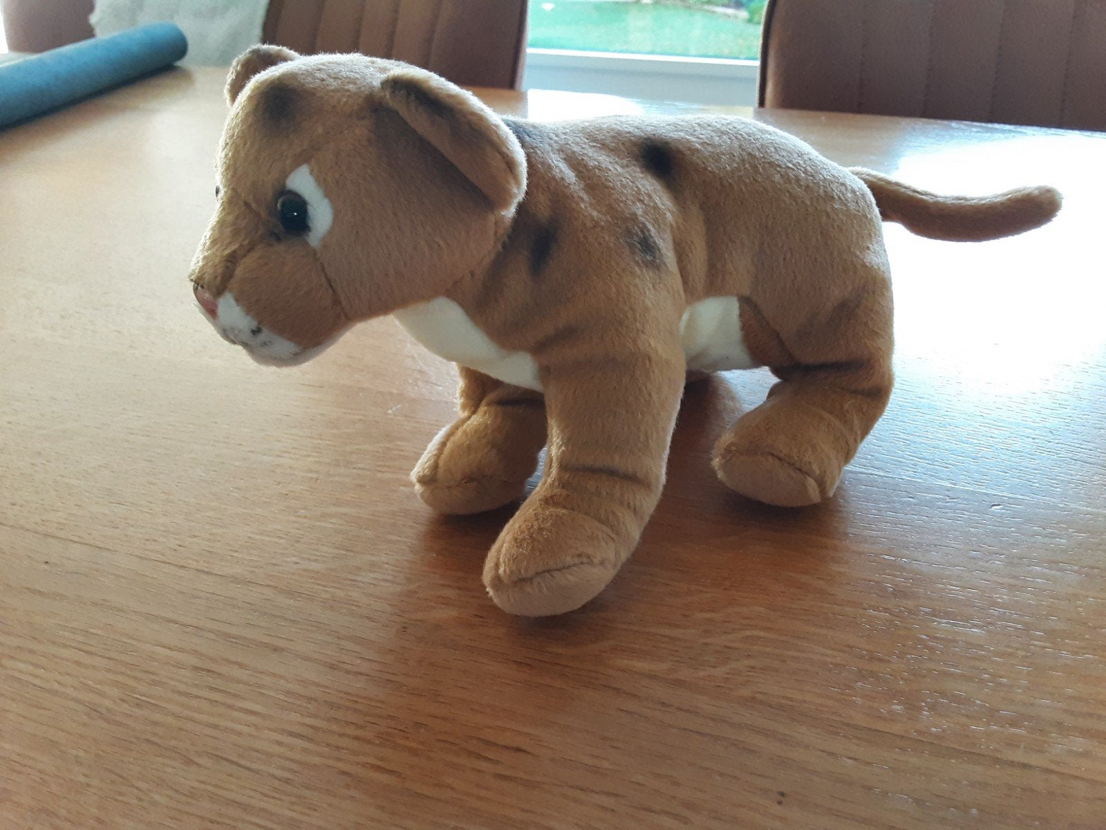 Leuke knuffel leeuwenwelp van Anna Club Plush, Overige karakters, Ophalen of Verzenden, Zo goed als nieuw, Middelgroot (20 tot 80 cm)