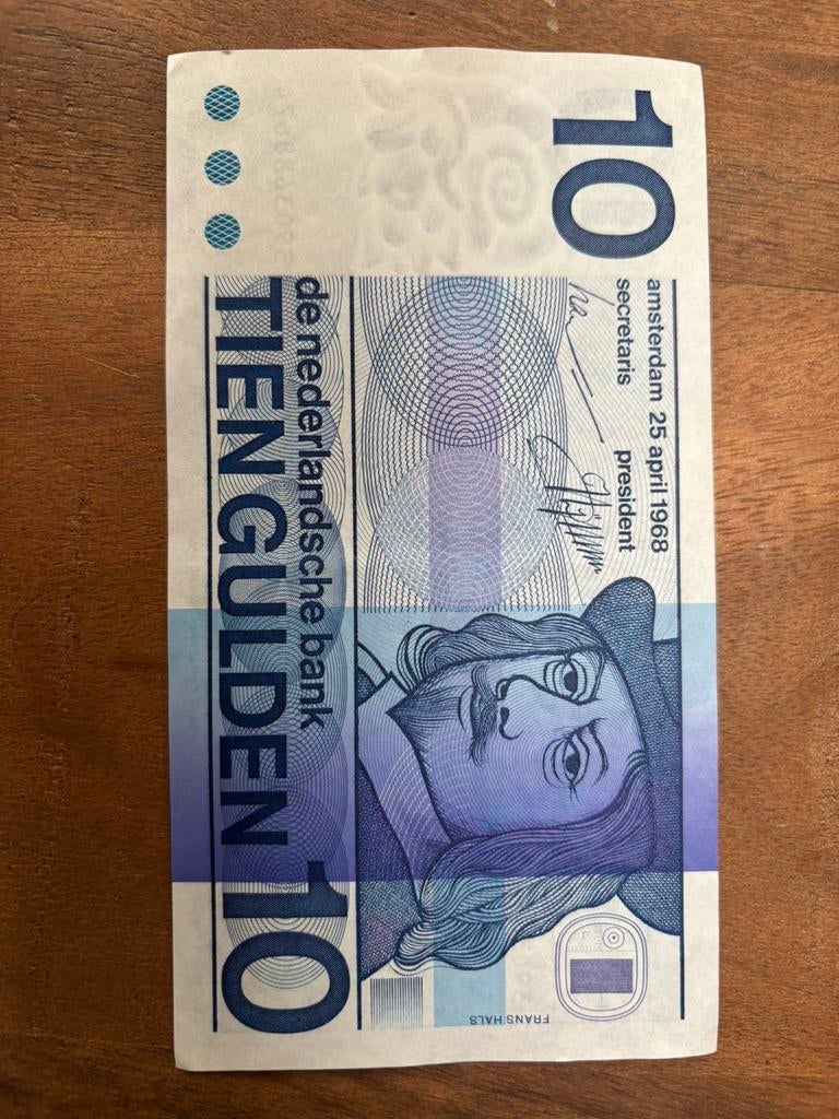 10 gulden UNC, Postzegels en Munten, Bankbiljetten | Nederland, Ophalen of Verzenden, 10 gulden