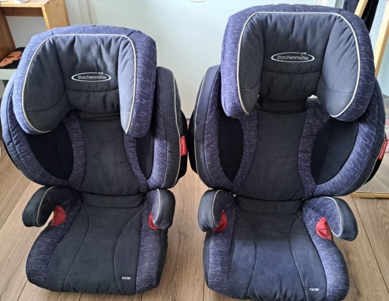 2 Autostoeltjes van Storchenmuhle, 15 t/m 36 kg, Verstelbare rugleuning, Ophalen, Overige merken